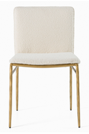 Brass-Framed Padded Dining Chair | OROA Modern Atlanta | Oroatrade.com