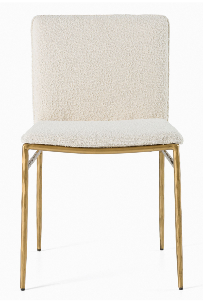 Brass-Framed Padded Dining Chair | OROA Modern Atlanta | Oroatrade.com
