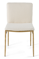 Brass-Framed Padded Dining Chair | OROA Modern Atlanta | Oroatrade.com