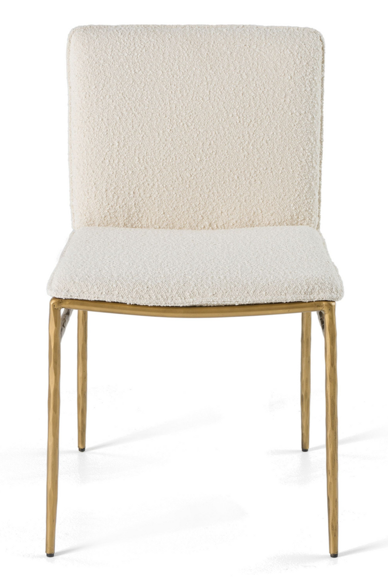Brass-Framed Padded Dining Chair | OROA Modern Atlanta | Oroatrade.com