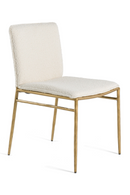 Brass-Framed Padded Dining Chair | OROA Modern Atlanta | Oroatrade.com