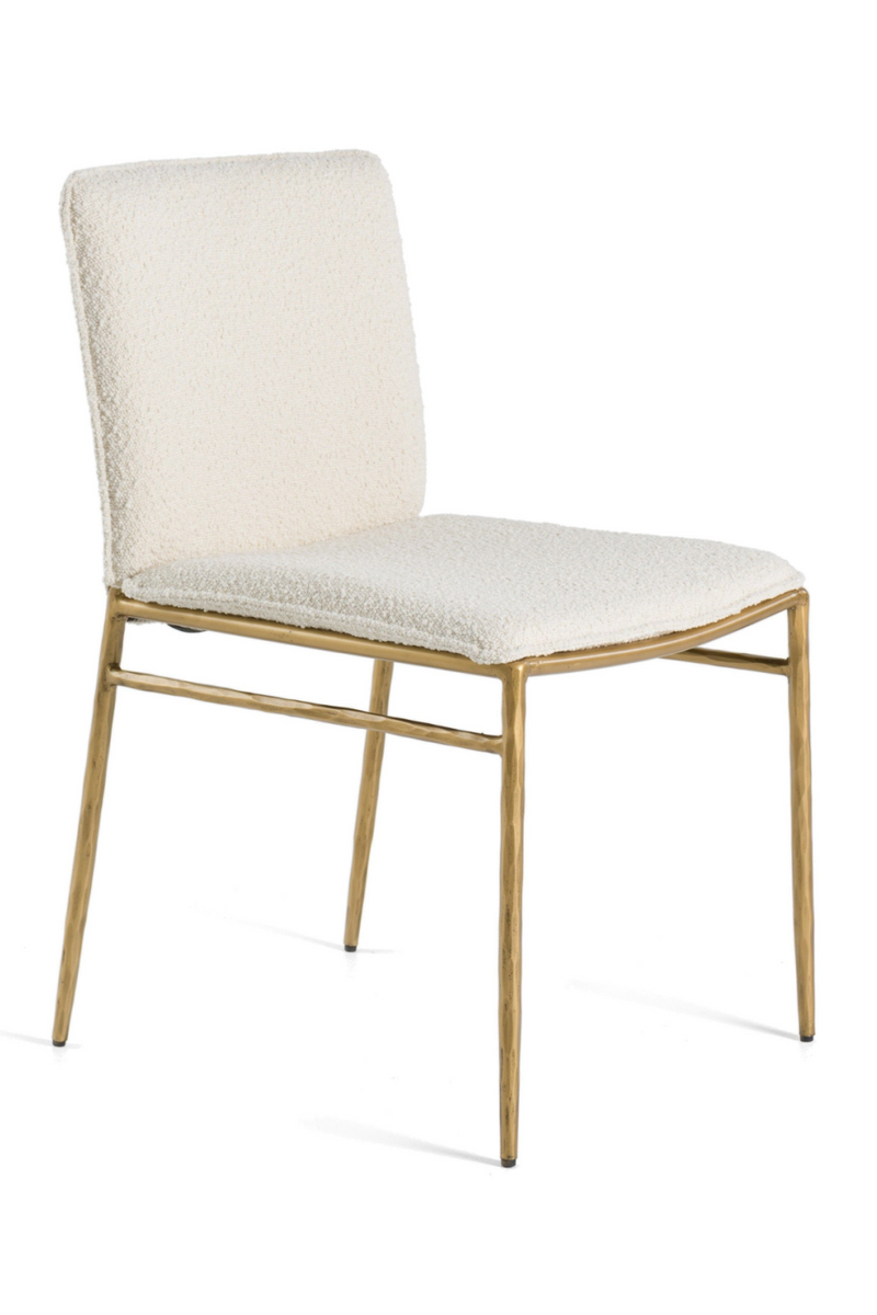 Brass-Framed Padded Dining Chair | OROA Modern Atlanta | Oroatrade.com