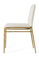 Brass-Framed Padded Dining Chair | OROA Modern Atlanta | Oroatrade.com