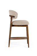 Beige Linen Counter Chair | OROA Modern Blum | Oroatrade.com