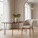 Beige Linen Dining Chair | OROA Modern Blum
