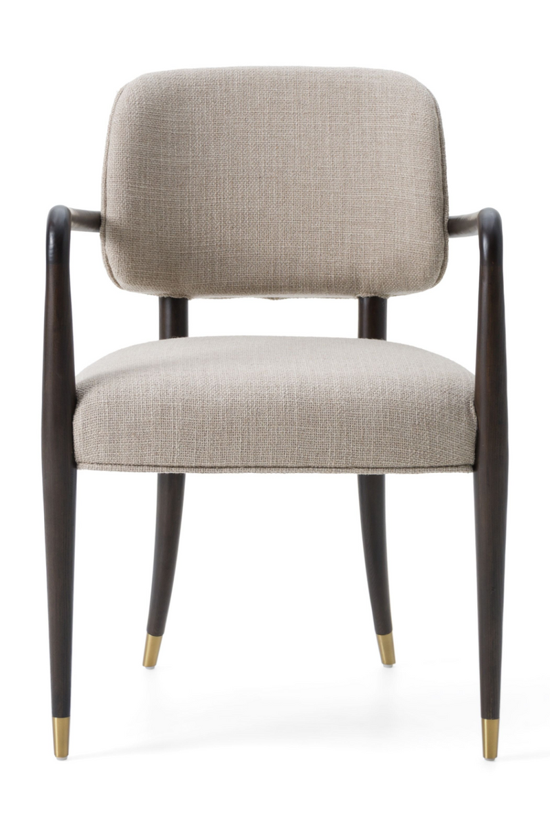 Oak Framed Beige Dining Chair | OROA Modern Kathy | Oroatrade.com