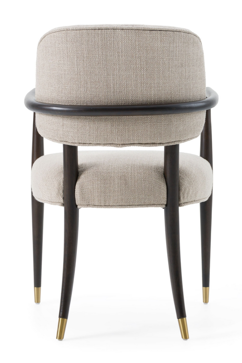 Oak Framed Beige Dining Chair | OROA Modern Kathy | Oroatrade.com