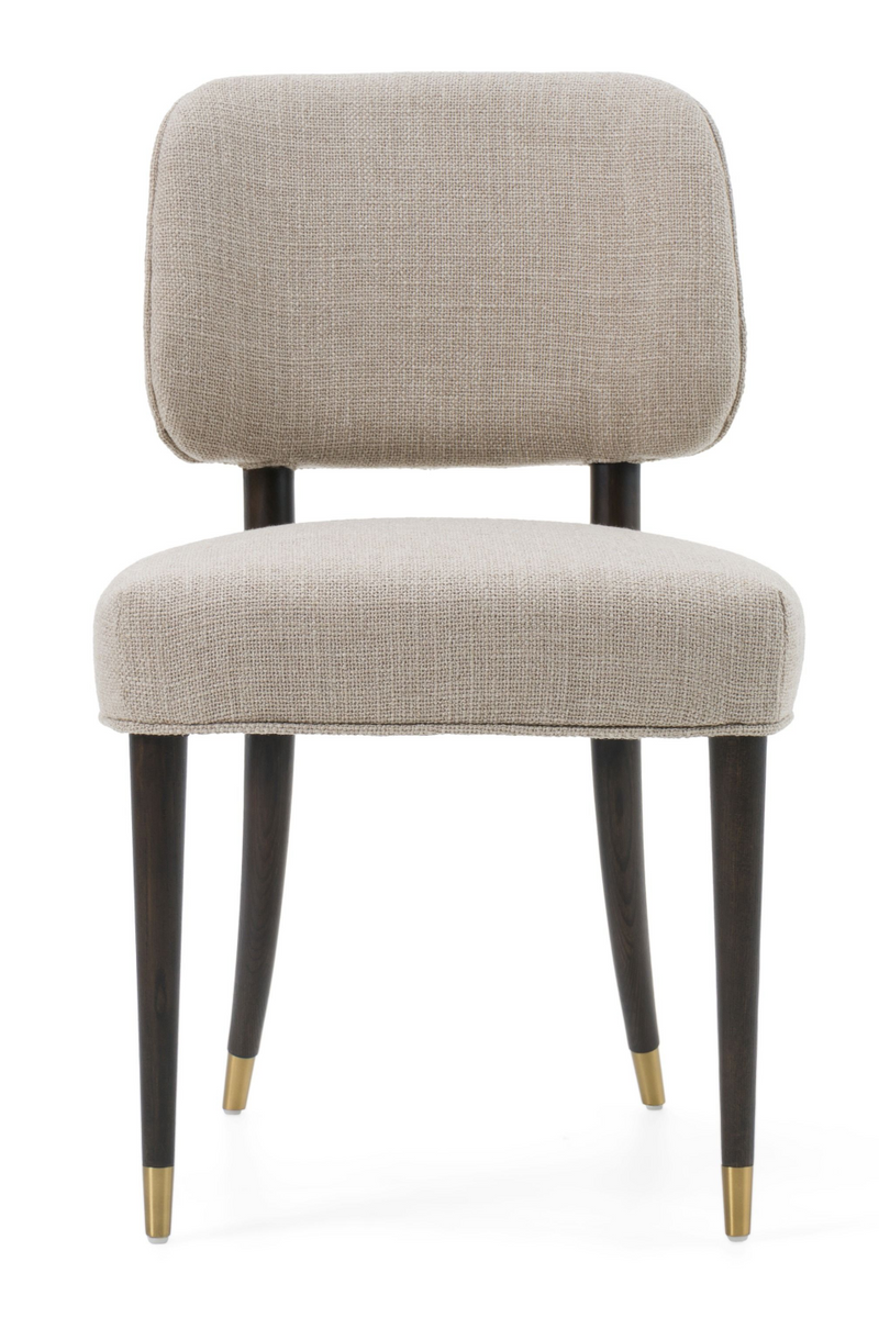 Oak Framed Beige Side Chair | OROA Modern Kathy | Oroatrade.com