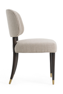 Oak Framed Beige Side Chair | OROA Modern Kathy | Oroatrade.com