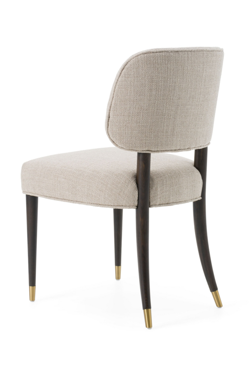 Oak Framed Beige Side Chair | OROA Modern Kathy | Oroatrade.com