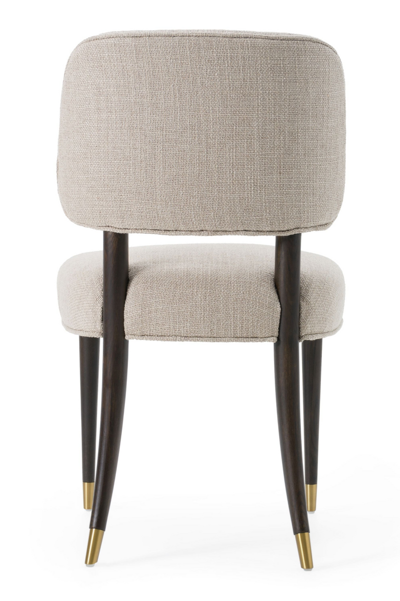 Oak Framed Beige Side Chair | OROA Modern Kathy | Oroatrade.com