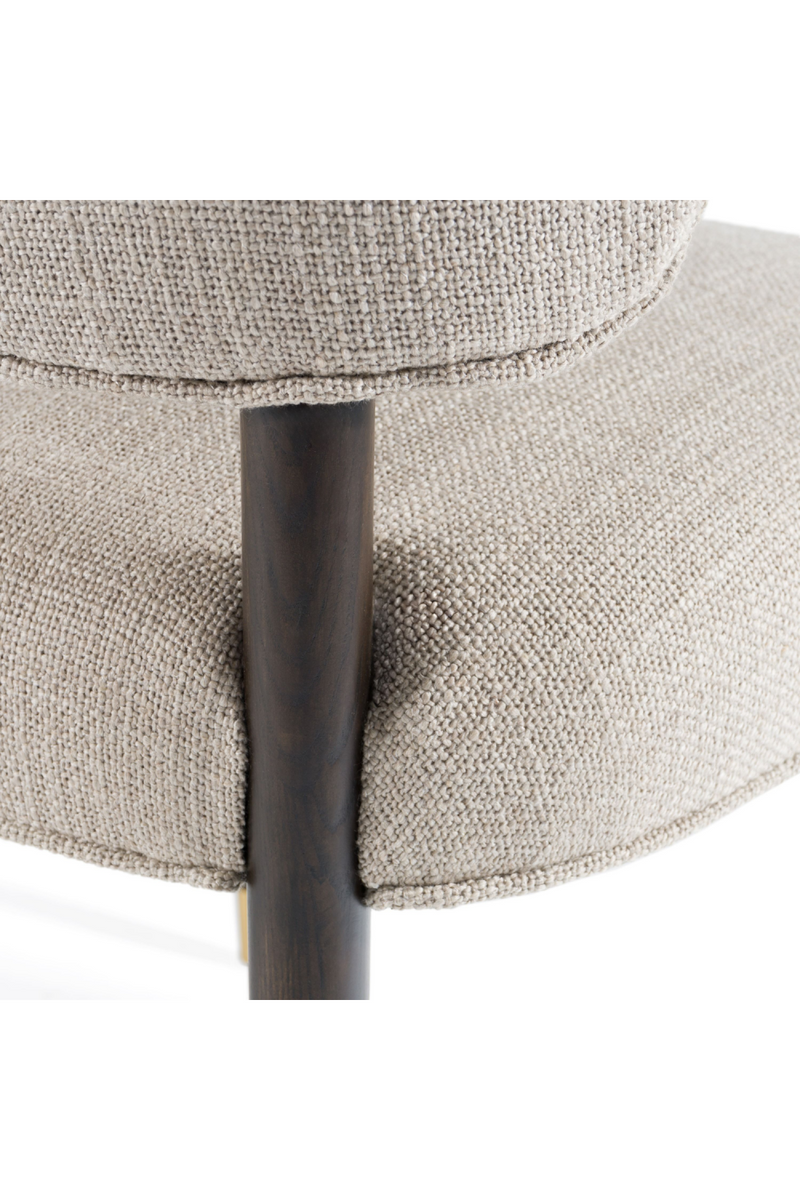 Oak Framed Beige Side Chair | OROA Modern Kathy | Oroatrade.com