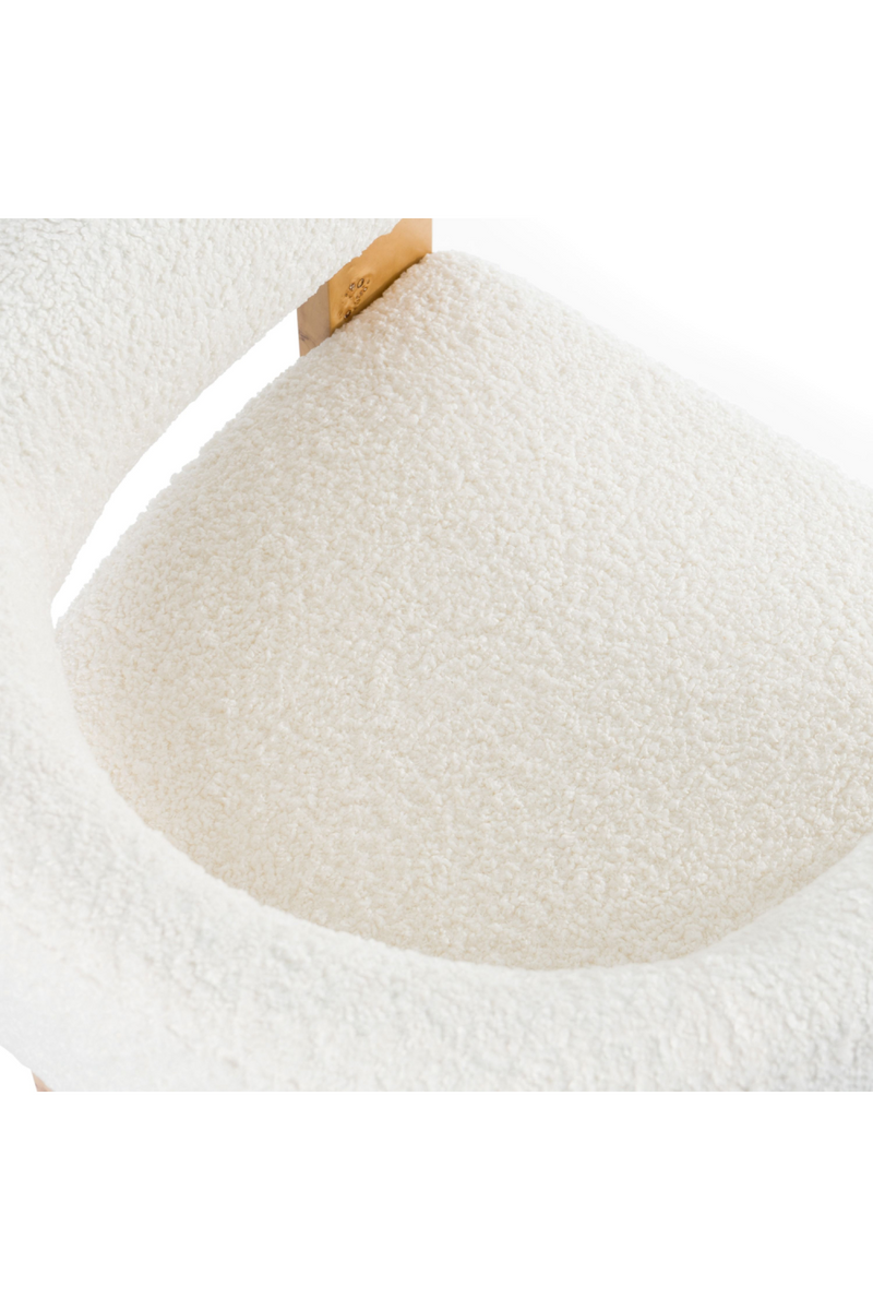 Burl Framed Cream Counter Chair | OROA Modern Letha | Oroatrade.com