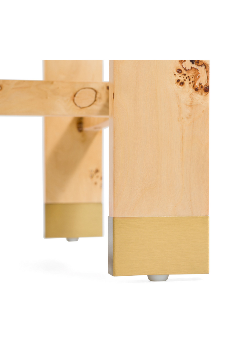 Burl Framed Cream Counter Chair | OROA Modern Letha | Oroatrade.com