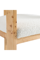 Burl Framed Cream Dining Chair | OROA Modern Letha | Oroatrade.com