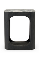 White Granite End Table | OROA Modern Marco | Oroatrade.com