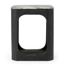White Granite End Table | OROA Modern Marco | Oroatrade.com