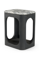 White Granite End Table | OROA Modern Marco | Oroatrade.com
