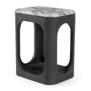 White Granite End Table | OROA Modern Marco | Oroatrade.com