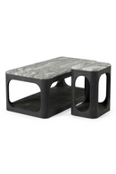 White Granite End Table | OROA Modern Marco | Oroatrade.com