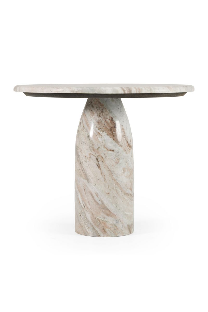 Natural Marble Round Coffee Table | OROA Modern Isaac | Oroatrade.com