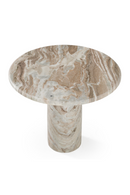 Natural Marble Round Coffee Table | OROA Modern Isaac | Oroatrade.com