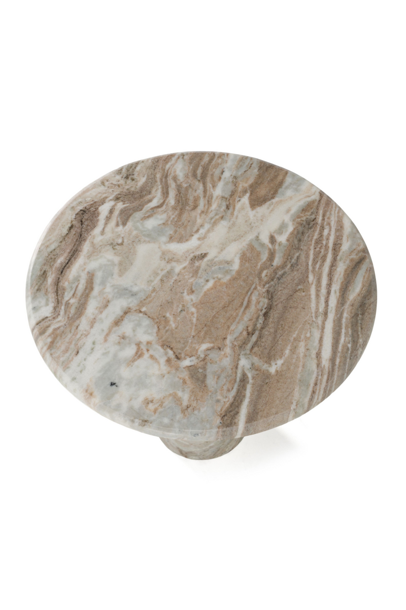 Natural Marble Round Coffee Table | OROA Modern Isaac | Oroatrade.com