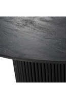 Black Wood Round Dining Table | OROA Modern Myra | Oroatrade.com