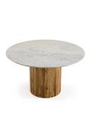 Round White Marble Dining Table | OROA Modern Shirley | Oroatrade.com