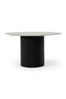 Hexagonal White Marble Dining Table | OROA Modern Rivas | Oroatrade.com