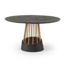 Black Mango Wood Dining Table | OROA Modern Cotopaxi