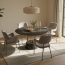 Black Mango Wood Dining Table | OROA Modern Cotopaxi