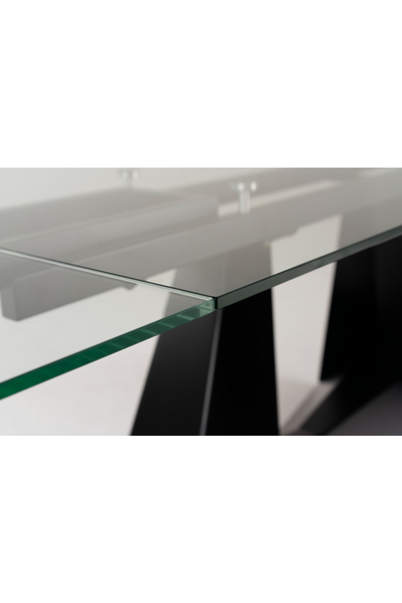 Extendable Glass Dining Table | OROA Modern Maroney | Oroatrade.com