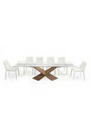 Extendable Glass Dining Table | OROA Modern Scott | Oroatrade.com