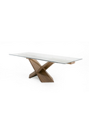 Extendable Glass Dining Table | OROA Modern Scott | Oroatrade.com