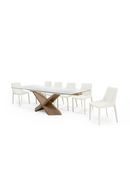 Extendable Glass Dining Table | OROA Modern Scott | Oroatrade.com