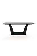 Gray Ceramic Extendable Dining Table | OROA Modern Baldwin | Oroatrade.com