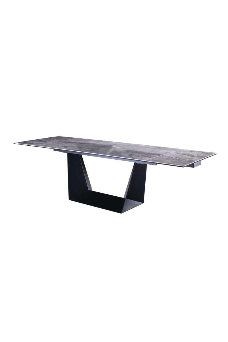 Gray Ceramic Extendable Dining Table | OROA Modern Baldwin | Oroatrade.com