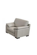 Gray Leather Lounge Chair | OROA Modern Morris | Oroatrade.com