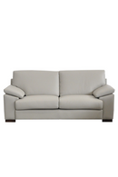 Gray Leather Loveseat | OROA Modern Morris | Oroatrade.com
