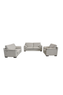 Gray Leather Loveseat | OROA Modern Morris | Oroatrade.com
