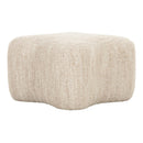 Beige Curved Ottoman | OROA Modern Spiro | Oroatrade.com