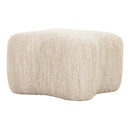 Beige Curved Ottoman | OROA Modern Spiro | Oroatrade.com