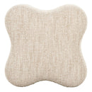 Beige Curved Ottoman | OROA Modern Spiro | Oroatrade.com