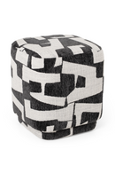 Patterned Fabric Ottoman | OROA Modern Loftis | Oroatrade.com