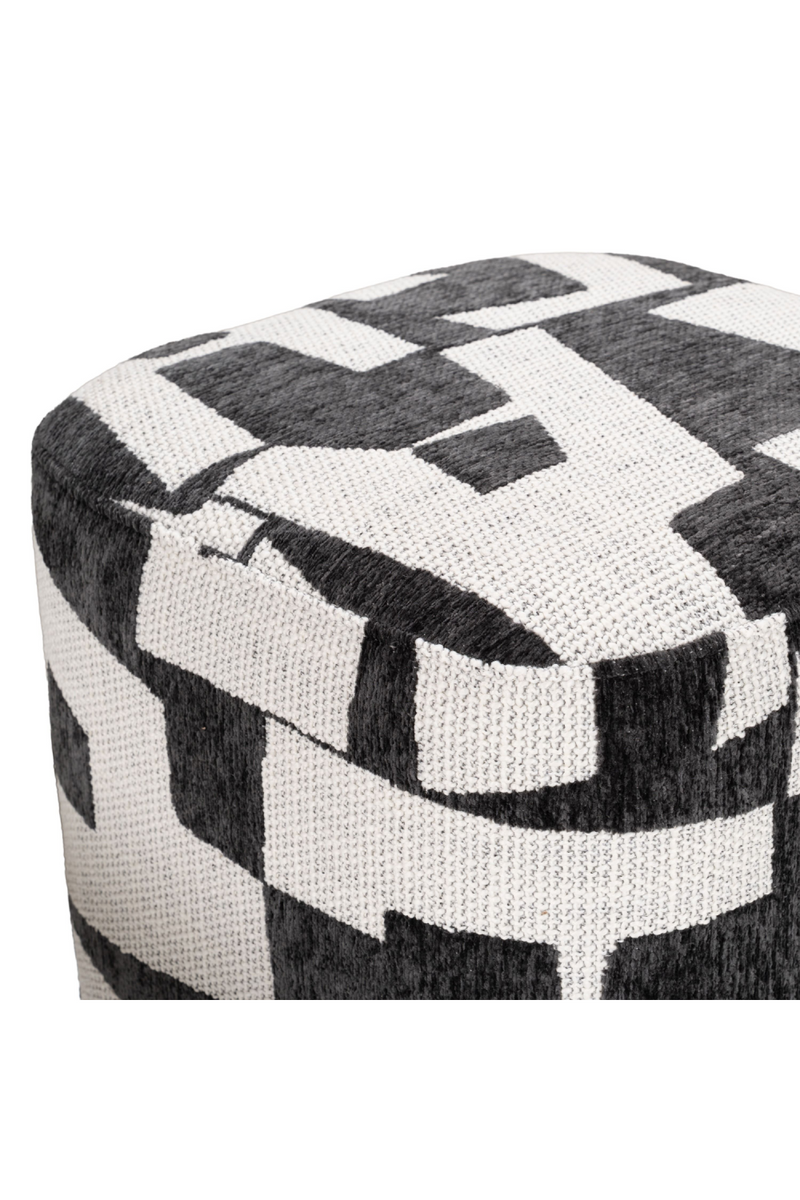 Patterned Fabric Ottoman | OROA Modern Loftis | Oroatrade.com