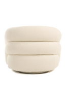 White Boucle Accent Chair | OROA Modern Joshua | Oroatrade.com