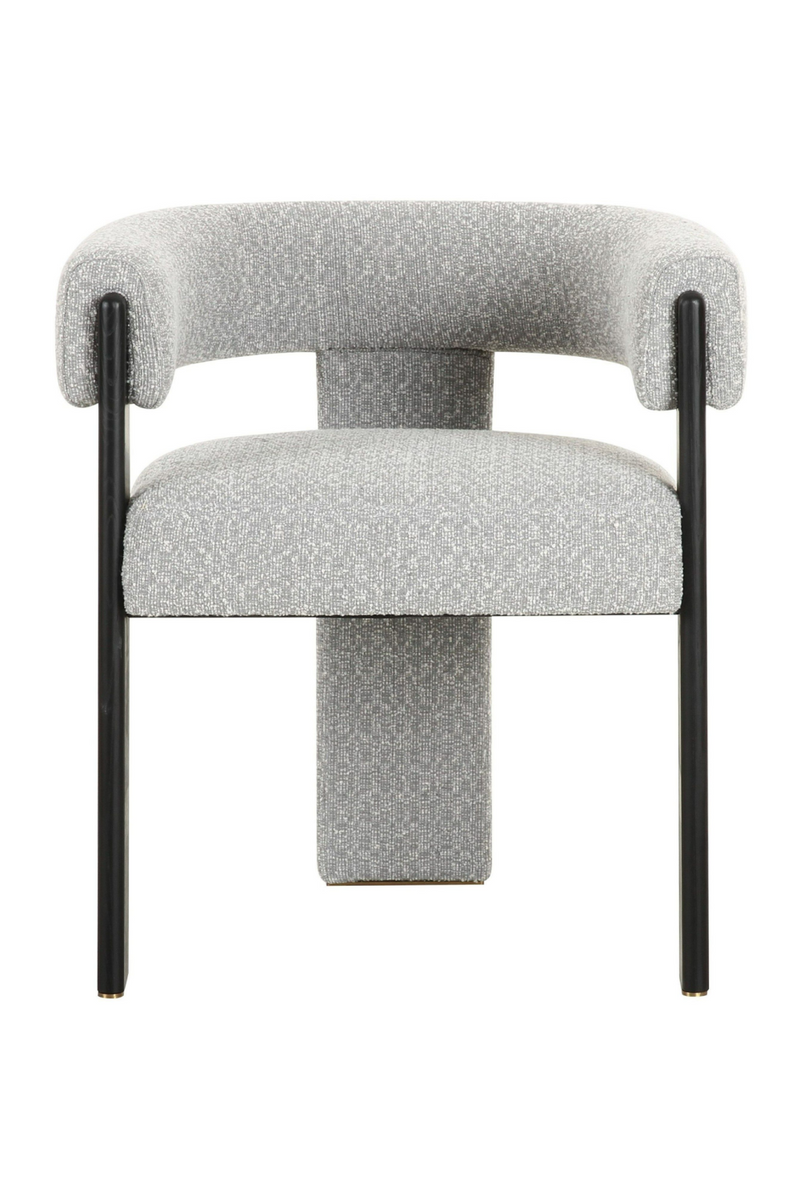 Gray Curved Dining Chair | OROA Modern Kenmare | Oroatrade.com