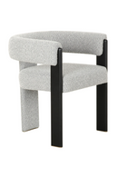 Gray Curved Dining Chair | OROA Modern Kenmare | Oroatrade.com