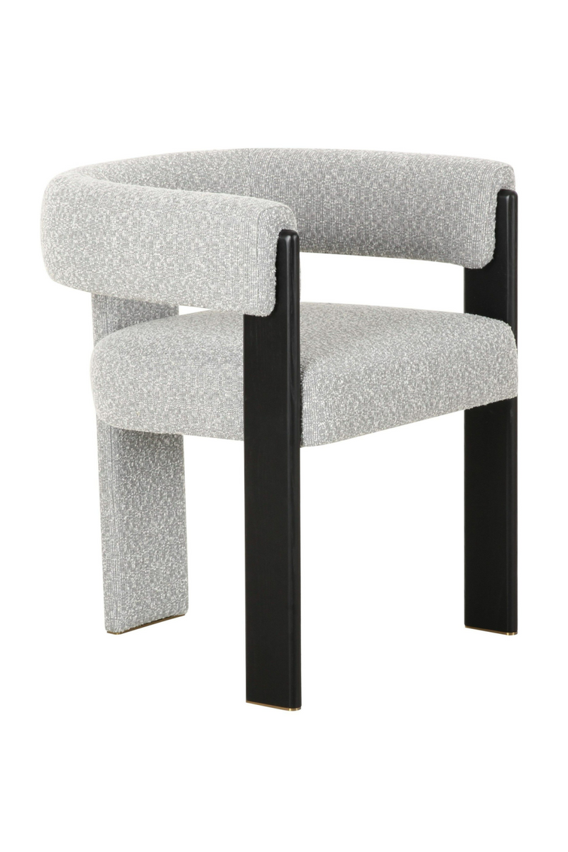 Gray Curved Dining Chair | OROA Modern Kenmare | Oroatrade.com